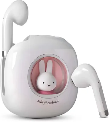 Miffy BT5.3 Wireless Earbuds Pastel Pink
