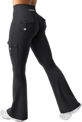 YEOREO CoreFlex Women Workout Flare Leggings Best Deal