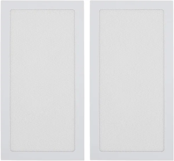 Ultra Fine Holes PC Case Dust Mesh Filter, Magnetic Frame Fan Dust Mesh PVC Cover 140x280mm, 2pcs Dust Filter with Cleaner, Prevent Cable Cut for Power Supply Fan Vent (White)