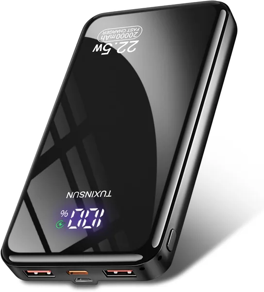 Power Bank 20000 mAh PD3.0 QC4.0 22.5 W Powerbank Quick Charge Input and Output USB C Portable Charger LCD Display for Smartphones