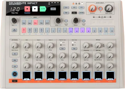 Arturia DrumBrute Impact 1984 - Máquina de tambor analógica, blanco Best Deal