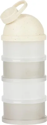 Boîtes de lait en poudre Babydoses Babymoov - Versement ergonomique - 4 compartiments empilables - Scellé à l'air - Fabriqué en France - Grand
