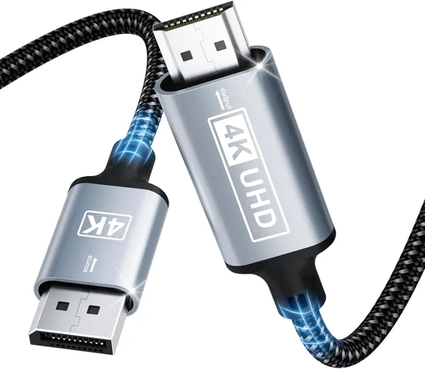 DisplayPort to HDMI Cable 5m - 4K Unidirectional DP to HDMI