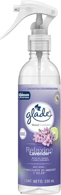 Glade Aromatizante para Hogar y Telas Relajante Lavanda, Espray 230 ml