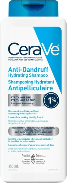 CeraVe Anti-Dandruff Hydrating Shampoo
