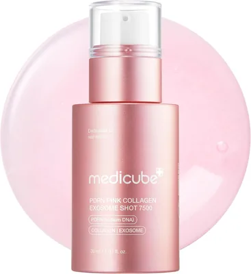 PDRN Pink Exosome Shot Serum 7500 de Medicube para Mujeres - Suero de 1.01 oz