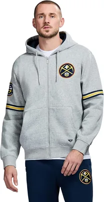 Suéter com capuz X Nba Officially Licensed Men's Full-zip Up Long Sleeve Hooded Fleece Sweatshirt GA