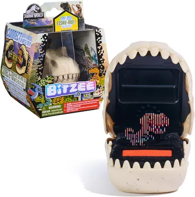 Bitzee - Peluche Virtual con 25 Dinosaurios de Jurassic World | Interactúa al Tacto, Sonidos y Más | 21% De Descuento