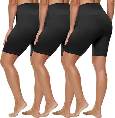 HLTPRO Biker Shorts 8" Plus Size - High Waist