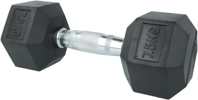 Medalist Rubber Coated Hex Dumbbell