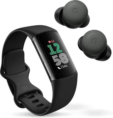 Fitbit Charge 6 Bundle: GPS, Premium & Pixel Buds