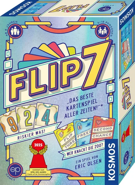 Kosmos 685430 Flip 7 German Edition Card Game