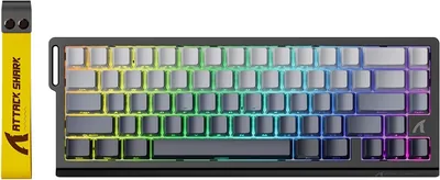 هجوم سمكة القرش X68 HE: لوحة مفاتيح ألعاب سلكية 60% TKL بتفعيل قابل للتعديل، مغناطيسية تأثير الحقل المغناطيسي - عرض خاص 18% تخفيض