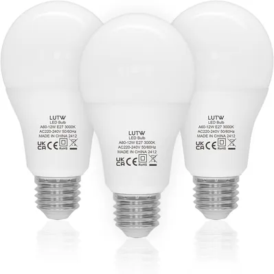 LUTW E27 LED Bulb 12W Warm White 3000K Best Deal