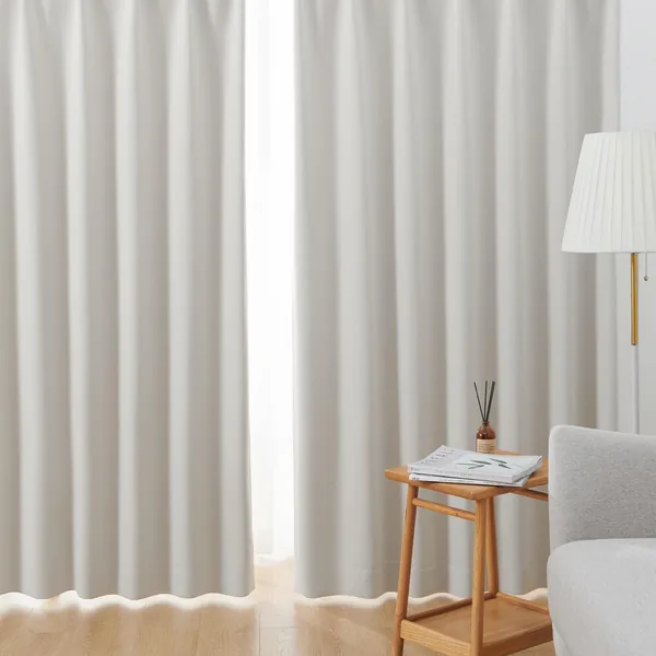 Kumori Curtain 99.99% Light Blocking Grade 1 Blackout Curtain Solid Thick Thermal Insulation