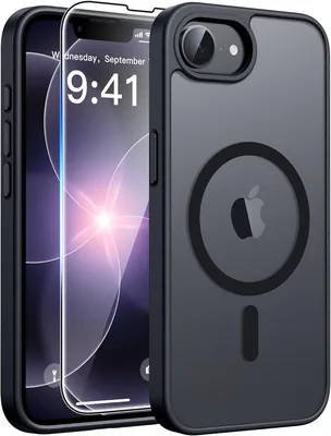 FNTCASE iPhone 17e Case: Tempered Glass & MagSafe Compatible, Matte Translucent - Best Deal