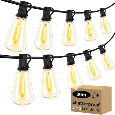 Roccar Festoon Lights 30M String Lights