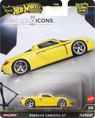 Hot Wheels Porsche Carrera GT Collectible Car, 1:64 Scale