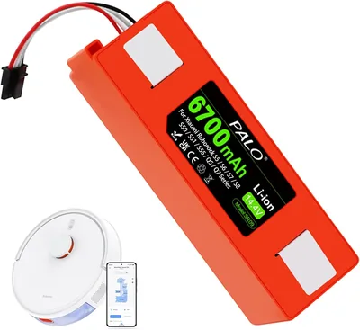 Palogreen 6700mAh Batteri för Xiaomi Roborock S5/S6/S7/S8 Max MaxV Plus Pro MaxV Ultra, S50, S51, S55, Q5, Q7 Max+ P