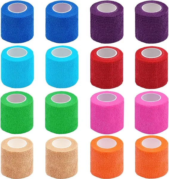Clooflar Self-Adhesive Bandage, 16 Rolls 5 cm x 4.5 m
