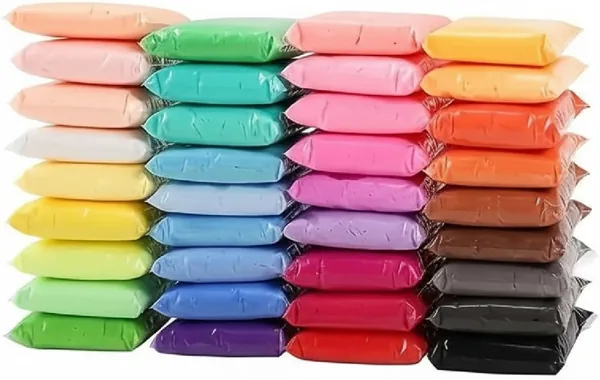 36 Color Non-Toxic Air Dry Clay Set for Kids - Soft, Lightweight Magic Clay for Creative DIY Crafts and Modeling Fun
