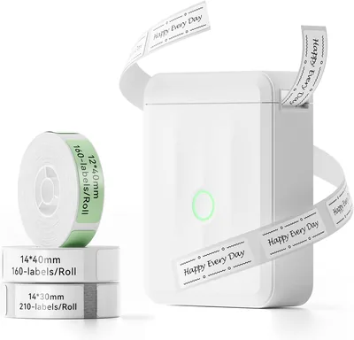 NIIMBOT D110 Wireless Label Printer - 3 Rolls Tape