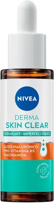 NIVEA Suero Anti-Imperfecciones Derma Skin Clear 30ml con Ácido Hialurónico, Pro-Vitamina B5 y Niacinamida - 68% de descuento