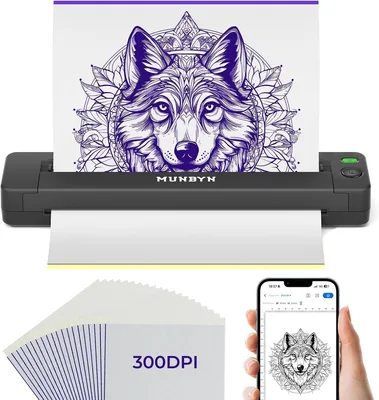 MUNBYN ITP06 300DPI Tattoo Stencil Printer Deal
