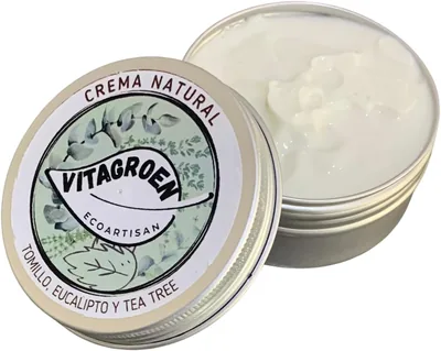 Crema VITAGROEN de Tomillo, Eucalipto y Árbol del Té para el Alivio Respiratorio, 50g | Mejor Precio