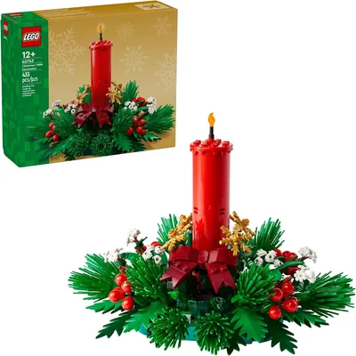 LEGO Christmas Table Decoration - Brick-Built Holiday Centerpiece