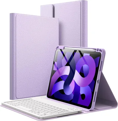 JETech Keyboard Case for iPad Air 11" Purple