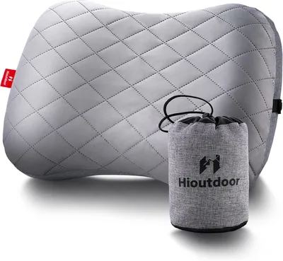 Hioutdoor Inflatable Piln med Uttakebar Kukcover, Luftkussin, Strandkussin, Ergonomisk Resepil, Outdoor 83% Off