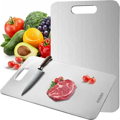 Titanium Skal 2025, Ny Uppgradad Version, 100% Pur Titan för Küchen - Dubbel Sided Food Grade Titan