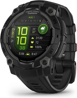 Garmin Instinct® 3 45mm: Rugged Smartwatch with AMOLED Display, Best Deal