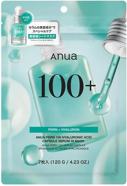ANUA PDRN Hyaluronic Acid Capsule 100 Serum Mask Pack (7-piece)