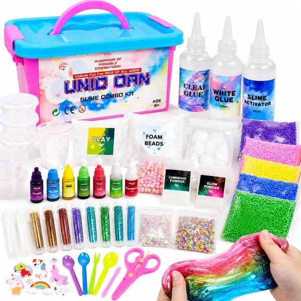 SHAHNARO Unicorn Slime Kit for Kids