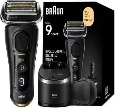 ブラウン シリーズ9 スポーツ 電気シェーバー メンズ、9360cc、Amazon.co.jp限定、6-in-1アルコールクリーナー付き