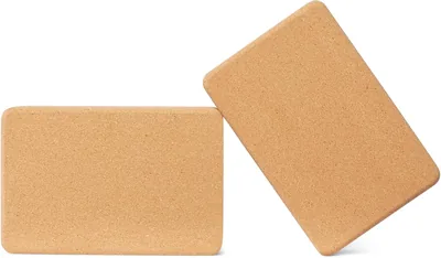 Basics Natural Cork Yoga Block Set of 2 - Best Deal