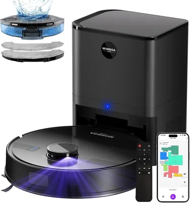 MONSGA Robot Vacuum with Mop, Lidar Navigation