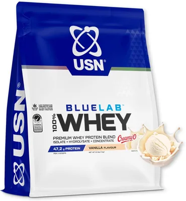 USN BlueLab Whey Protein Powder 1kg Vanilla