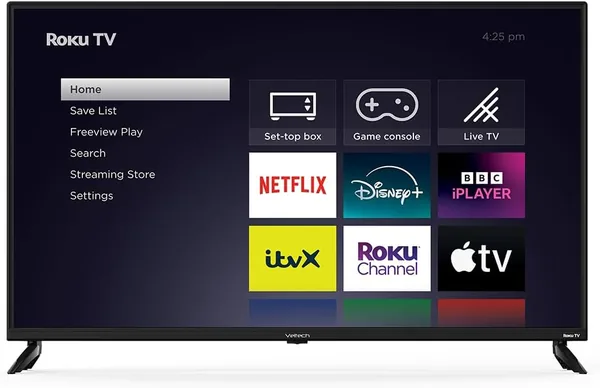 VELTECH 43 Inch Smart TV 4K - UHD Roku TV