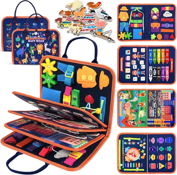 ZOOI Toddler Toys Busy Board