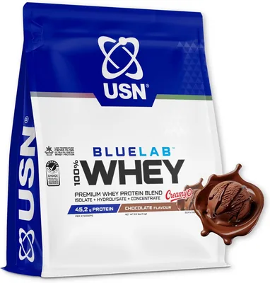 USN BlueLab Whey Protein Powder 1kg - Chocolate