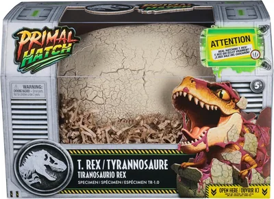 Primal Hatch Jurassic World Dinosaur Toy, Hatch & Train Your Dino