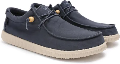 Pitas WALK IN WP150 Mocasines Marina | Zapatillas de barco casuales | Tela deportiva | Zapatos sin cordones | Zapatillas casuales | Walkinpitas