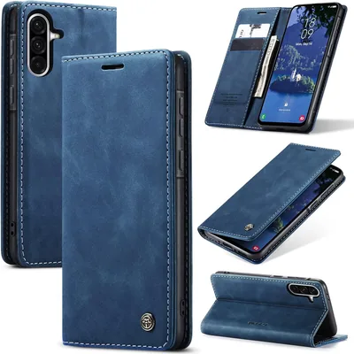 Étui Azororo pour Samsung Galaxy A34 5G - Portefeuille en cuir protecteur magnétique