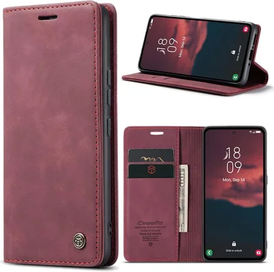Étui Azororo pour Samsung Galaxy A54 5G - Housse Portefeuille en Cuir Premium avec Fermeture Magnétique