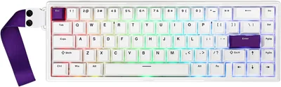 EPOMAKER HE68 Teclado Magnético con Cable para Juegos, 8K de Frecuencia de Sondeo, 0.125 ms de Latencia, Retroiluminación RGB, M - 50% de Descuento
