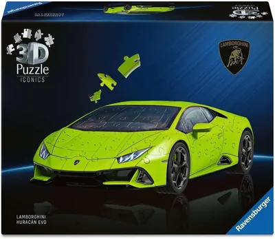 Ravensburger 3D Puzzel Iconics: Lamborghini Huracán EVO (12008037) - Topdeal