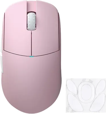Lamzu Atlantis Mini Champion Edition Gaming Mouse, Light Pink, Amazon Exclusive, 1 Set of Sole Addit
